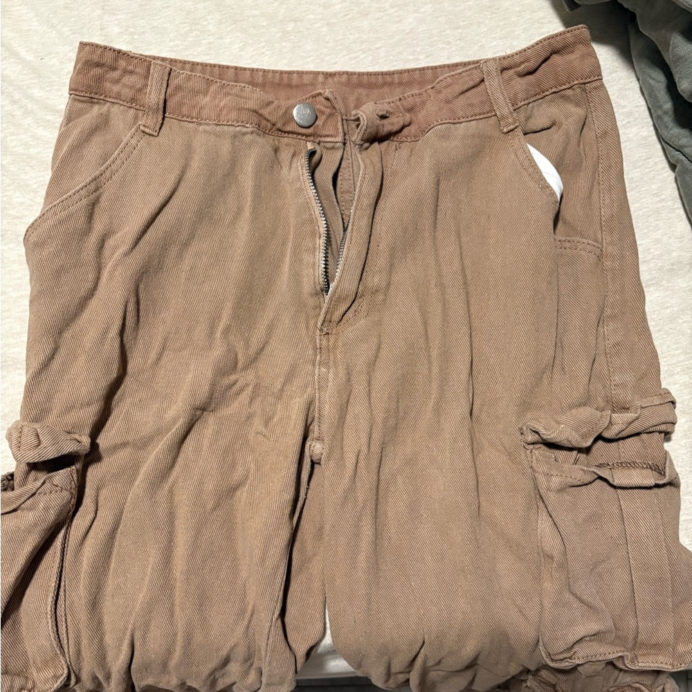 Women’s Cargo Pants Tan Size M